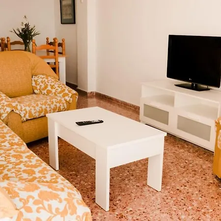 Apartment Amplio En 1ª Linea De Playa -free Wifi